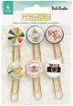 Vicki Boutin Fernwood Epoxy Paper Clips 6 Per Pkg