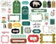 Echo Park Cardstock Ephemera 33 Per Pkg Frames And Tags Animal Kingdom