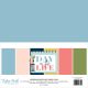 Echo Park Double Sided Solid Cardstock 12 inch X12 inch 6 Per Pkg Day In The Life 6 Colors