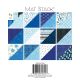 DCWV Double Sided Cardstock Mat Stack 6Inch X6Inch 24 Per Pkg Sparkling Snow W Per Holographic Foil