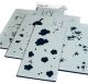 Pinkfresh Studio Stencils 4 inch X9 inch 6 Per Pkg Anemone Magic Layering