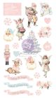 Frank Garcia Christmas Sparkle Puffy Stickers 22 Per Pkg