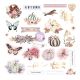 Hello Pink Autumn Cardstock Ephemera 28 Per Pkg W Per Foiled Accents