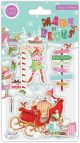 Craft Consortium A5 Clear Stamps Sleigh Made By E