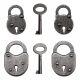 Idea Ology Metal Adornments 6 Per Pkg Locks and Keys