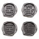 Idea Ology Metal Quote Seals 4 Per Pkg Halloween