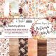 Memory Place Kawaii Paper Goods Paper Pack 6 inch X6 inch 24 Per Pkg Autumn Wishes