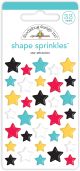 Doodlebug Sprinkles Adhesive Enamel Shapes Star Attraction