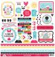 Doodlebug This and That Cardstock Stickers 12 inch X12 inch Fun At The Park