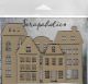 Scrapaholics Laser Cut Chipboard 2mm Thick Town Bu