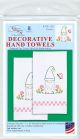 Jack Dempsey Stamped Decorative Hand Towel Pair 17 inch X28 inch Gnome