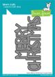 Lawn Cuts Custom Craft Die Giant Merry Christmas