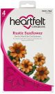 Heartfelt Creations Cut And Emboss Dies Rustic Sunflower