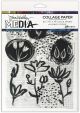 Dina Wakley Media Collage Tissue Paper 7.5 inch X10 inch 20 1 pack of 20 piece