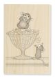 Stampendous House Mouse Cling Stamp Heart Treats