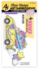 Art Impressions Rides Stamp and Die Set Birthday Buggy