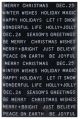 Idea Ology Sentiments Label Stickers 64 Per Pkg Christmas