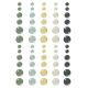 Simple Vintage Weathered Garden Enamel Dots Embell