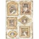 Stamperia Rice Paper Sheet A4 Frames Lady Vagabon