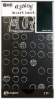 Dyan Reaveleys Dylusions Dyalog Insert Book 4.375 inch X8.25 inch Black W Per Dots 1 pack of 1 piece