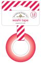 Doodlebug Washi Tape 15mmX12yd Peppermint Twist