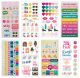 Damask Love Lifes A Party Mini Sticker Book W Per Holographic Foil Accents 166 Per Pkg