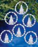 Holiday Beaded Ornament Kit Christmas Tree Wreath Makes 12