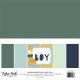 Echo Park Double Sided Solid Cardstock 12 Inch X12 Inch 6 Per Pkg Its A Boy 6 Colors