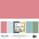 Echo Park Double Sided Solid Cardstock 12 Inch X12 Inch 6 Per Pkg New Day 6 Colors
