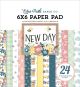 Echo Park Double Sided Paper Pad 6 inch X6 inch 24 Per Pkg New 