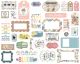 Echo Park Cardstock Ephemera 33 Per Pkg Frames and Tags New Day