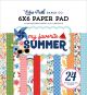 Echo Park Double Sided Paper Pad 6 Inch X6 Inch 24 Per Pkg My Favorite Summer