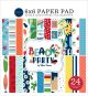 Carta Bella Double Sided Paper Pad 6 Inch X6 Inch 24 Per Pkg Beach Party
