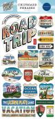 Road Trip Chipboard 6 inch X13 inch Phrases