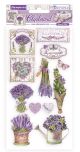 Stamperia Adhesive Chipboard 6 inch X12 inch Elements Provence