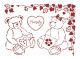 Stamperia Stencil D 7.87 Inch X5.91 Inch Bears Day Dream