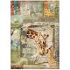 Stamperia Rice Paper Sheet A4 Giraffe Savana