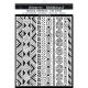 Stamperia Stencil 7.87Inch X9.84Inch Tribal Borders Savana