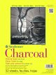 Strathmore White Charcoal Paper Tape Bound Pad 9 inch X