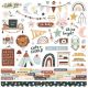 Boho Baby Cardstock Stickers 12 inch X12 inch Combo