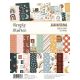 Simple Stories Double Sided Paper Pad 6 Inch X8 Inch 24 Per Pkg Boho Baby