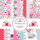 Doodlebug Double Sided Paper Pad 6 inch X6 inch 24 Per Pkg Lots Of Love 12 Designs
