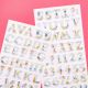 K and Company Antique Garden Chipboard Stickers 84 Per Pkg Alphabet