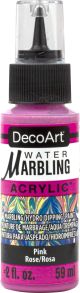 DecoArt Water Marbling Paint 2oz Pink