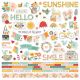 Full Bloom Cardstock Stickers 12 Inch X12 Inch Combo
