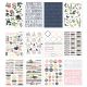 Simple Stories Sticker Book 12 per Sheets Simple Vintage Indigo Garden 617 Per Pkg