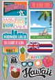 Reminisce Jet Setters 3.0 State Dimensional Stickers Hawaii