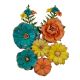 Prima Marketing Mulberry Paper Flowers Blooming/Majestic
