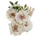 Prima Marketing Mulberry Paper Flowers Blank Canvas/Painted Floral
