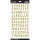 Sticko Alphabet Stickers Carnival Gold